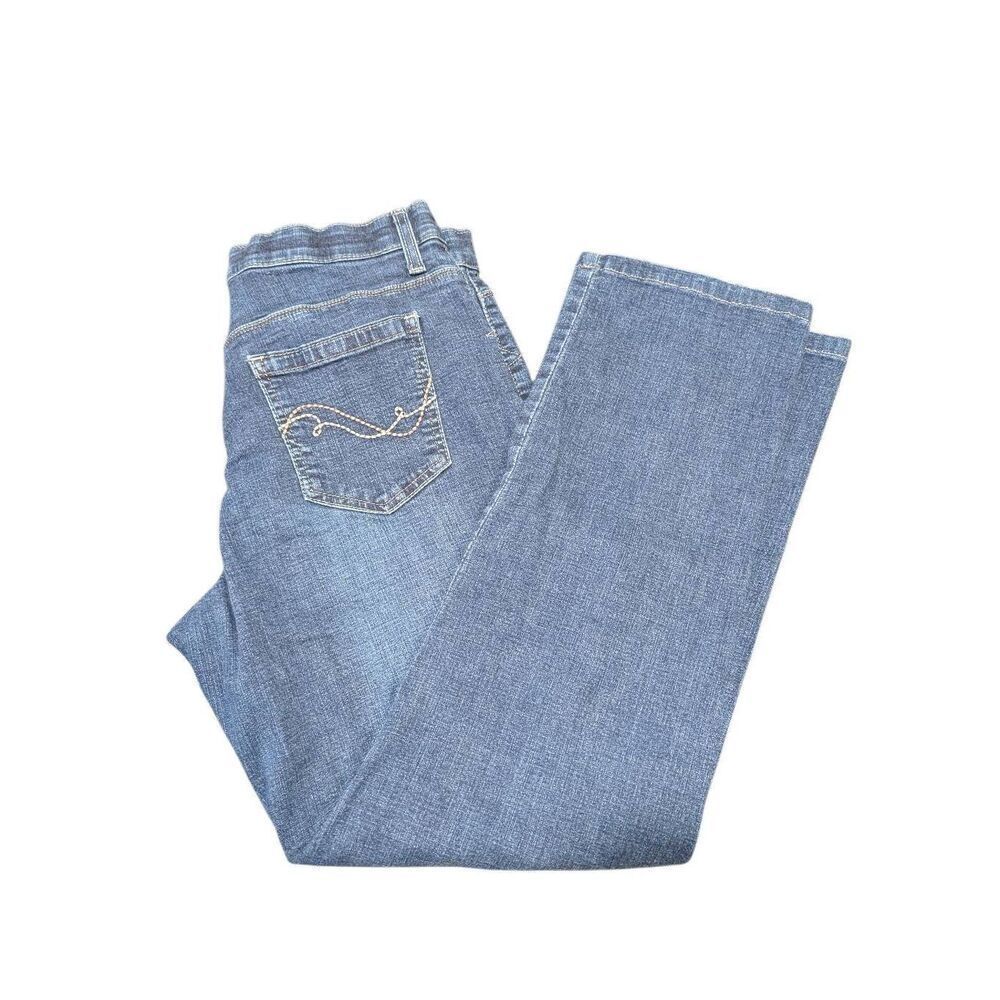 Lee Straight Leg Jeans Medium Wash Women's 10S